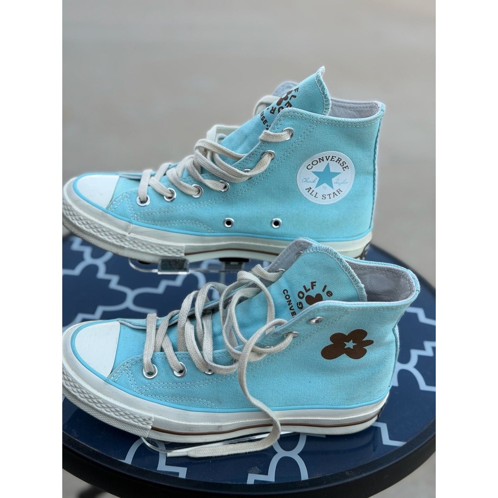 Converse Golf Le Fleur Chuck 70 Hi Unisex 5.5 Mens 7.5 Womens Blue 163863C